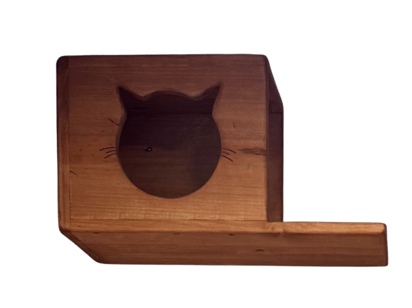 CASA PARA GATOS CERRADA DE MADERA