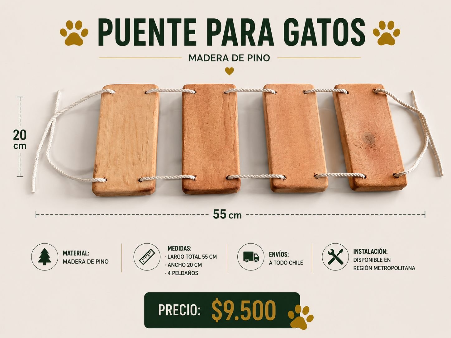 Puente Colgante para Gatos
